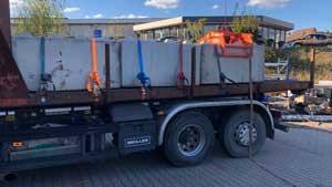 LKW ist beladen